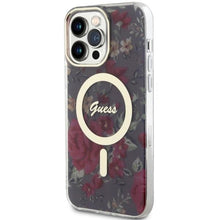 Заредете изображение във визуализатора на галерията – Guess GUHMP14XHCFWSA iPhone 14 Pro Max 6.7" green/khaki hardcase Flower MagSafe
