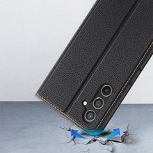 Заредете изображение във визуализатора на галерията – Dux Ducis Skin X2 case for Samsung Galaxy A54 5G flip cover wallet stand black
