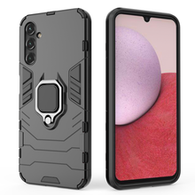 Заредете изображение във визуализатора на галерията – Ring Armor case for Samsung Galaxy A14 armored cover magnetic holder ring black
