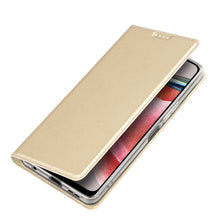 Заредете изображение във визуализатора на галерията – Dux Ducis Skin Pro Case For Xiaomi Redmi Note 12 Cover Flip Card Wallet Stand Gold
