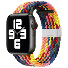Заредете изображение във визуализатора на галерията – Strap Fabric Watch Band 8/7/6 / SE / 5/4/3/2 (41mm / 40mm / 38mm) Braided Fabric Strap Watch Bracelet Pattern 1 - TopMag
