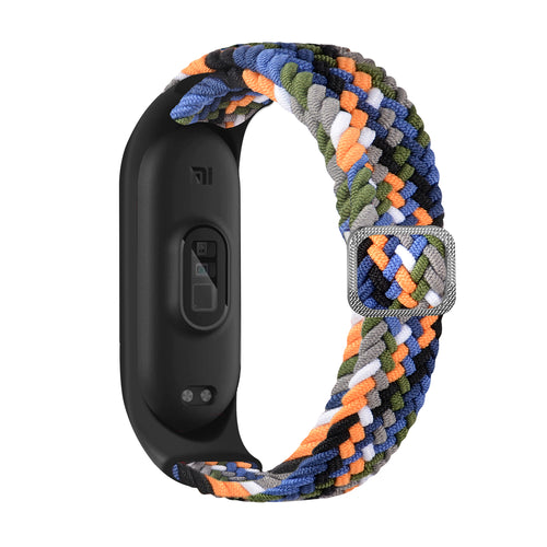 Strap Fabric replacement band strap for Xiaomi Mi Band 6 / 5 / 4 / 3 braided cloth bracelet multicolour - TopMag