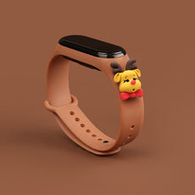 Заредете изображение във визуализатора на галерията – Strap Xmas Wristband for Xiaomi Mi Band 4 / Mi Band 3 Christmas Silicone Strap Bracelet Brown (Reindeer) - TopMag
