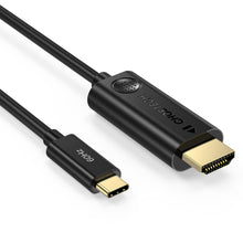 Заредете изображение във визуализатора на галерията – Choetech unidirectional adapter cable USB Type C adapter (male) to HDMI 2.0 (male) 4K 60Hz 1.8m black (CH0019) - TopMag
