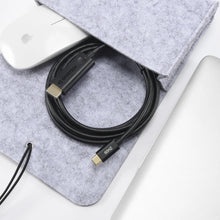 Заредете изображение във визуализатора на галерията – Choetech unidirectional adapter cable USB Type C adapter (male) to HDMI 2.0 (male) 4K 60Hz 1.8m black (CH0019) - TopMag
