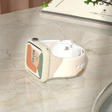Заредете изображение във визуализатора на галерията – Strap Moro Band For Apple Watch Ultra / 8/7/6 / SE / 5/4/3/2 (49mm / 45mm / 44mm / 42mm) Silicone Strap Watch Bracelet Pattern 4 - TopMag
