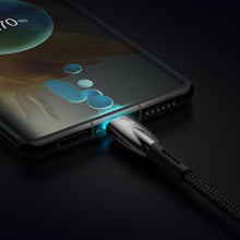 Заредете изображение във визуализатора на галерията – Baseus Glimmer Series cable with fast charging USB-C 480Mb/s PD 100W 1m black
