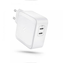 Заредете изображение във визуализатора на галерията – SPIGEN PE2007EU POWERARC 2-PORT NETWORK CHARGER PD60W / QC3.0 WHITE - TopMag
