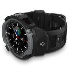 Заредете изображение във визуализатора на галерията – SPIGEN RUGGED ARMOR "PRO" GALAXY WATCH 4 CLASSIC 46 MM CHARCOAL GRAY - TopMag
