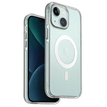 Заредете изображение във визуализатора на галерията – Uniq Calio iPhone 15 case 6.1" Magclick Charging transparent/transparent
