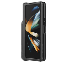 Заредете изображение във визуализатора на галерията – Nillkin CamShield Pro Case (suit) for Samsung Galaxy Z Fold 4 cover with camera cover stand black
