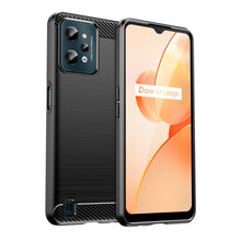 Заредете изображение във визуализатора на галерията – Carbon Case case for Realme C31 flexible silicone carbon cover black
