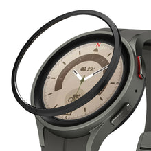 Заредете изображение във визуализатора на галерията – Ringke Bezel Styling Overlay Cover for Samsung Galaxy Watch 5 Pro 45mm Stainless Steel for Watch Case Outer Rim Black
