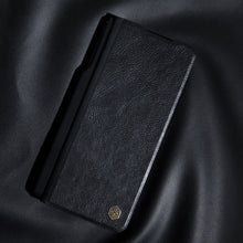 Заредете изображение във визуализатора на галерията – Nillkin Qin Leather Pro Case for Samsung Galaxy Z Fold 4 cover with a cover for the camera and a place for the stylus black
