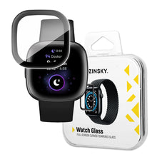 Заредете изображение във визуализатора на галерията – Wozinsky Full Glue Tempered Glass Tempered Glass For Google Fitbit Versa 4 9H Full Screen Cover With Black Frame
