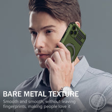 Заредете изображение във визуализатора на галерията – Tel Protect Armor Magsafe Metal Ring Case for Iphone 11 Pro Max green
