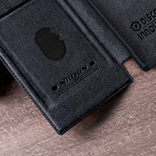 Заредете изображение във визуализатора на галерията – Nillkin Qin Leather Pro Case for Samsung Galaxy S23 Ultra Cover with Flip Camera Cover Black
