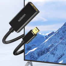 Заредете изображение във визуализатора на галерията – Ugreen MD112 mini DisplayPort - HDMI 4K adapter - black
