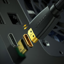 Заредете изображение във визуализатора на галерията – Ugreen HDMI 2.0 4K UHD cable 5m black (HD118)
