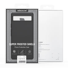 Заредете изображение във визуализатора на галерията – Nillkin Super Frosted Shield case for Google Pixel 6a cover + phone stand black

