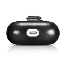 Заредете изображение във визуализатора на галерията – iCarer Leather Vintage natural leather case for AirPods 3 black (IAP057-BK) - TopMag
