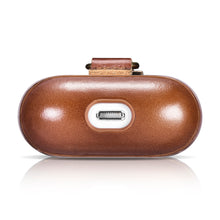 Заредете изображение във визуализатора на галерията – iCarer Leather Vintage natural leather case for AirPods 3 brown (IAP057-BN) - TopMag
