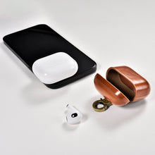 Заредете изображение във визуализатора на галерията – iCarer Leather Vintage natural leather case for AirPods 3 brown (IAP057-BN) - TopMag
