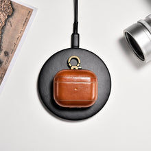 Заредете изображение във визуализатора на галерията – iCarer Leather Vintage natural leather case for AirPods 3 brown (IAP057-BN) - TopMag
