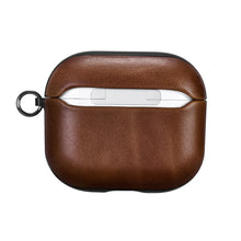 Заредете изображение във визуализатора на галерията – iCarer Leather Crazy Horse natural leather case for AirPods 3 brown (IAP058-BN) - TopMag
