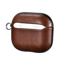 Заредете изображение във визуализатора на галерията – iCarer Leather Crazy Horse natural leather case for AirPods 3 brown (IAP058-BN) - TopMag
