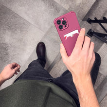 Заредете изображение във визуализатора на галерията – Card Armor Case Pouch Cover for iPhone 13 Mini Card Wallet Silicone Air Bag Armor Pink - TopMag
