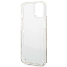 Заредете изображение във визуализатора на галерията – Original faceplate case guess guhcp14mlflsd for iphone 14 plus (liquide glitter paisley / gold)
