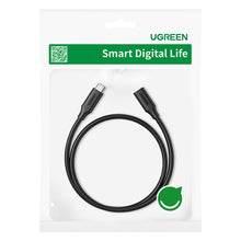Заредете изображение във визуализатора на галерията – Ugreen cable extension adapter USB C (male) - USB C (female) 100W 10Gb/s 1m black
