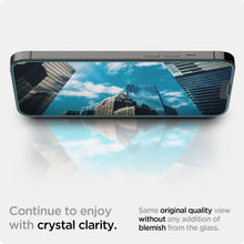 Заредете изображение във визуализатора на галерията – TEMPERED GLASS SPIGEN GLAS.TR "EZ FIT" 2-PACK IPHONE 13 PRO MAX - TopMag
