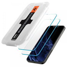 Заредете изображение във визуализатора на галерията – TEMPERED GLASS SPIGEN GLAS.TR "EZ FIT" 2-PACK IPHONE 13 PRO MAX - TopMag
