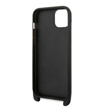 Заредете изображение във визуализатора на галерията – Karl Lagerfeld KLHCP14MSTMK iPhone 14 Plus 6.7" hardcase black/black Monogram Plaque Logo Strap
