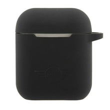 Заредете изображение във визуализатора на галерията – Mini MIACA2SLTBK AirPods cover czarny/black hard case Silicone Collection - TopMag
