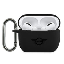 Заредете изображение във визуализатора на галерията – Mini MIACAPSLTBK AirPods Pro cover czarny/black hard case Silicone Collection - TopMag
