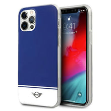 Заредете изображение във визуализатора на галерията – Mini MIHCP12LPCUBINA iPhone 12 Pro Max 6,7" granatowy/navy hard case Stripe Collection - TopMag
