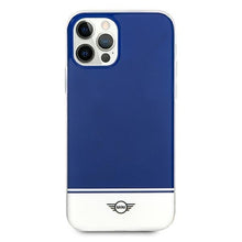 Заредете изображение във визуализатора на галерията – Mini MIHCP12LPCUBINA iPhone 12 Pro Max 6,7" granatowy/navy hard case Stripe Collection - TopMag
