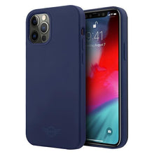 Заредете изображение във визуализатора на галерията – Mini MIHCP12LSLTNA iPhone 12 Pro Max 6,7" granatowy/navy hard case Silicone Tone On Tone - TopMag
