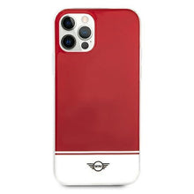 Заредете изображение във визуализатора на галерията – Mini MIHCP12MPCUBIRE iPhone 12/12 Pro 6,1" czerwony/red hard case Stripe Collection - TopMag
