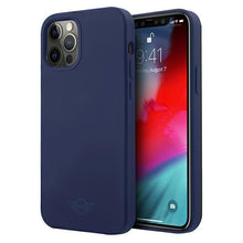 Заредете изображение във визуализатора на галерията – Mini MIHCP12MSLTNA iPhone 12/12 Pro 6,1" granatowy/navy hard case Silicone Tone On Tone - TopMag
