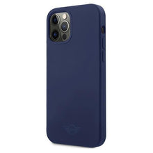 Заредете изображение във визуализатора на галерията – Mini MIHCP12MSLTNA iPhone 12/12 Pro 6,1" granatowy/navy hard case Silicone Tone On Tone - TopMag
