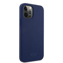 Заредете изображение във визуализатора на галерията – Mini MIHCP12MSLTNA iPhone 12/12 Pro 6,1" granatowy/navy hard case Silicone Tone On Tone - TopMag
