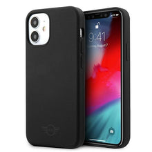 Заредете изображение във визуализатора на галерията – Mini MIHCP12SSLTBK iPhone 12 mini 5,4" czarny/black hard case Silicone Tone On Tone - TopMag
