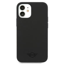 Заредете изображение във визуализатора на галерията – Mini MIHCP12SSLTBK iPhone 12 mini 5,4" czarny/black hard case Silicone Tone On Tone - TopMag
