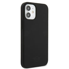 Заредете изображение във визуализатора на галерията – Mini MIHCP12SSLTBK iPhone 12 mini 5,4" czarny/black hard case Silicone Tone On Tone - TopMag
