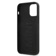 Заредете изображение във визуализатора на галерията – Mini MIHCP12SSLTBK iPhone 12 mini 5,4" czarny/black hard case Silicone Tone On Tone - TopMag
