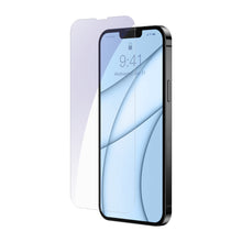 Заредете изображение във визуализатора на галерията – Baseus 2x Full screen 0,3 mm Anti Blue Light tempered glass iPhone 13 mini (SGBL020302) (case friendly) - TopMag
